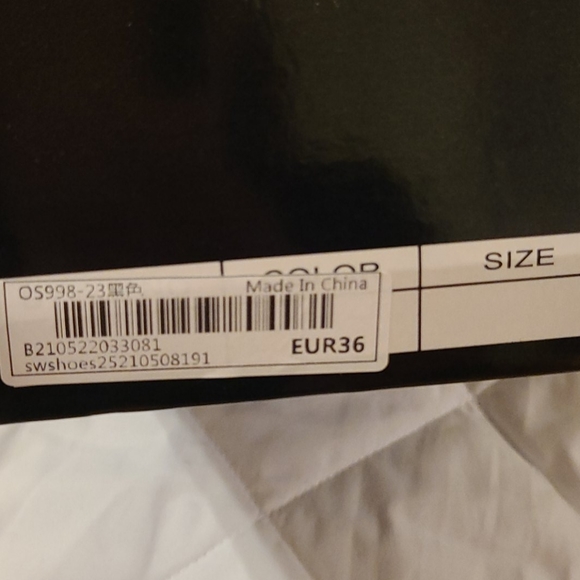 Women's Black Peep Toe Stiletto Heeled Pumps - Picture 7 of 8